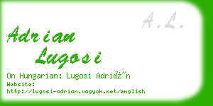 adrian lugosi business card